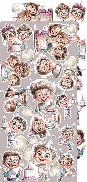 Craft O'Clock - It's my party - Extras Set - Mix