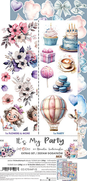 Craft O'Clock - It's my party - Extras Set - Mix