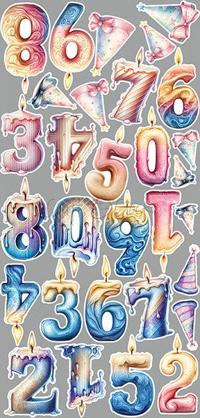 Craft O'Clock - It's my party - Extras Set - Mix