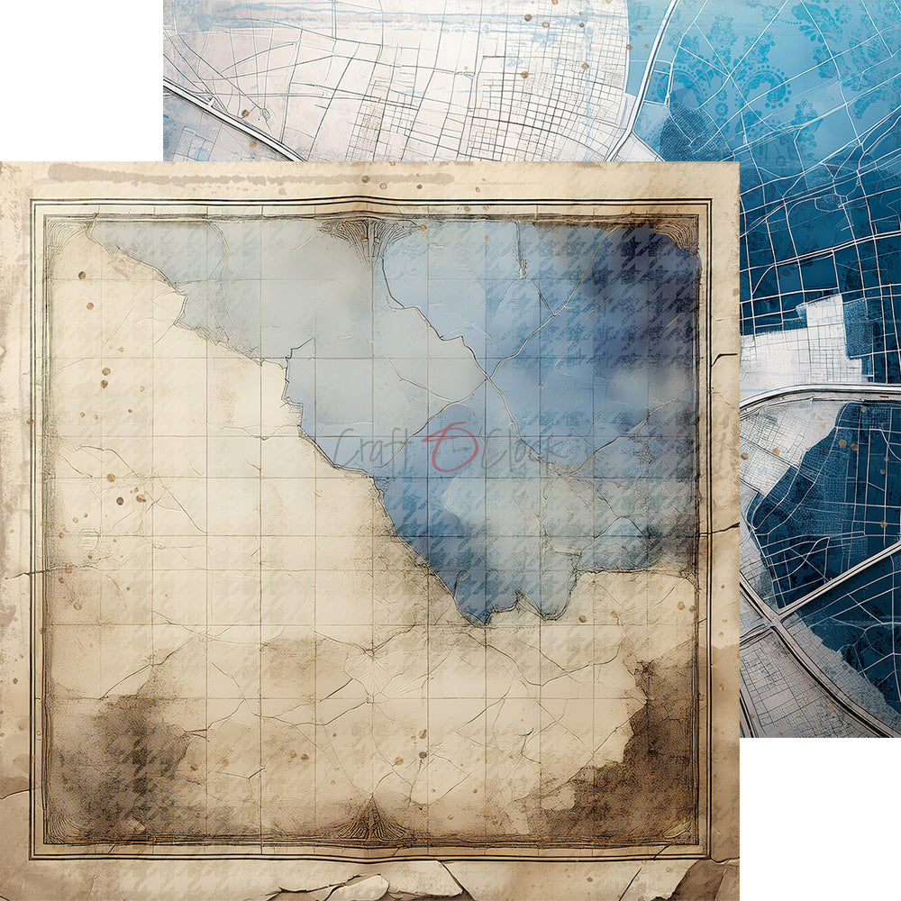 Craft O'Clock - Summer Adventures - Basic Paper Pad - 8x8"