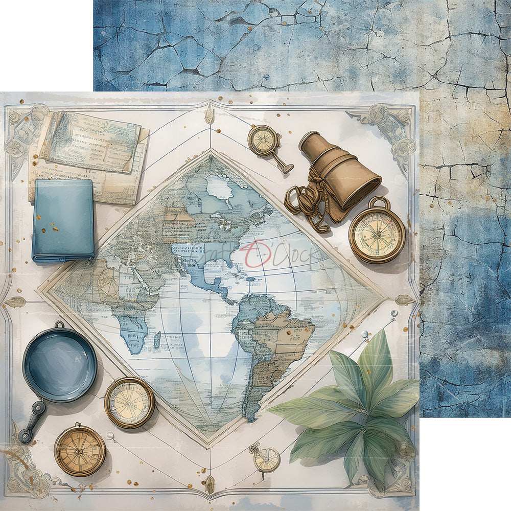 Craft O'Clock - Summer Adventures - Extras Set - MIX - 8x8"