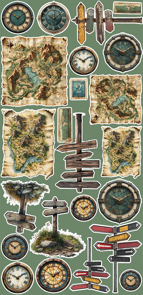 Craft O'Clock - Summer Adventures - Extras Set - Trip