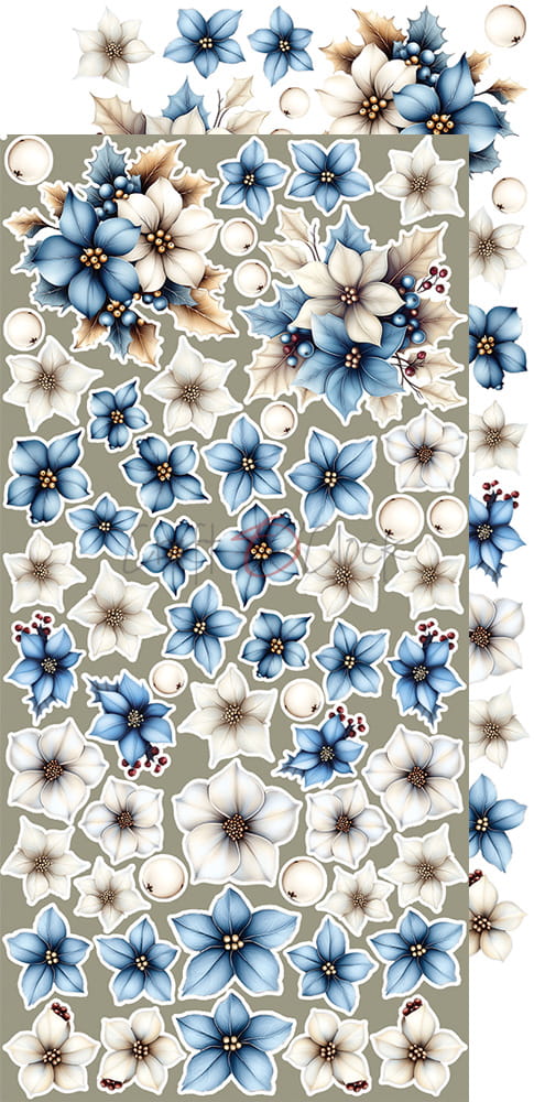 Craft O'Clock - Jolly Season - Extras Set - Flowers