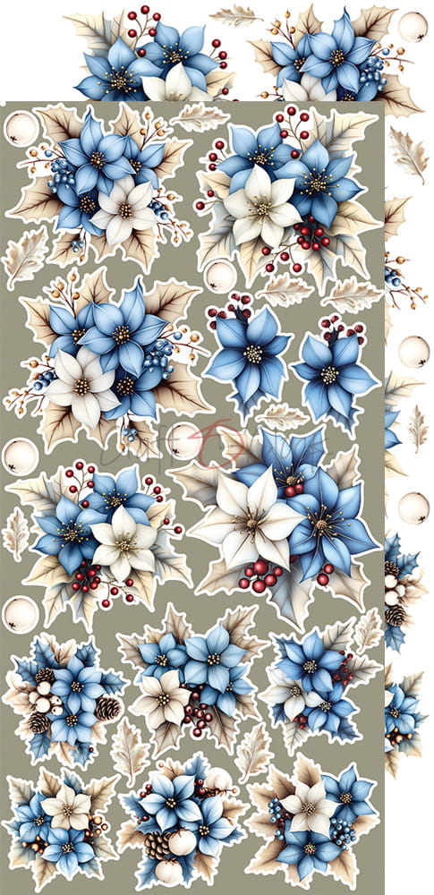 Craft O'Clock - Jolly Season - Extras Set - Flowers