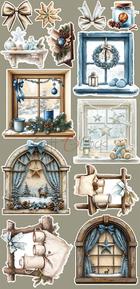 Craft O'Clock - Jolly Season - Extras Set - Mix