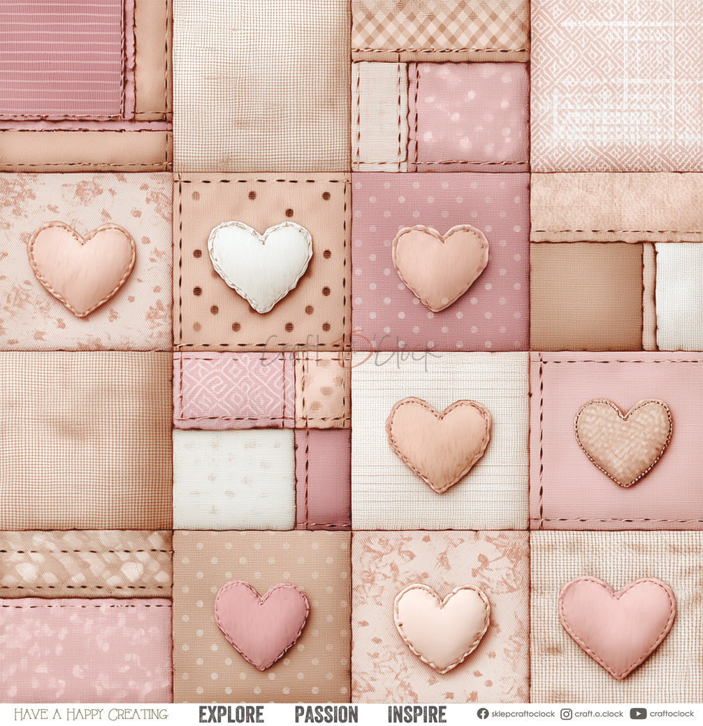 Craft O'Clock - Baby Girl Universe - Paper Pack - 12 x 12"