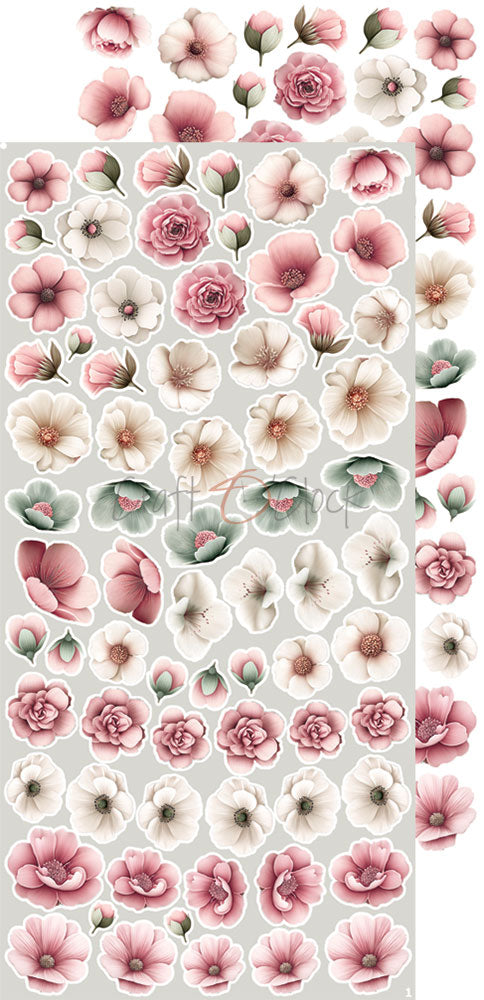 Craft O'Clock - Baby Girl Universe - Extras Set - Flowers & More