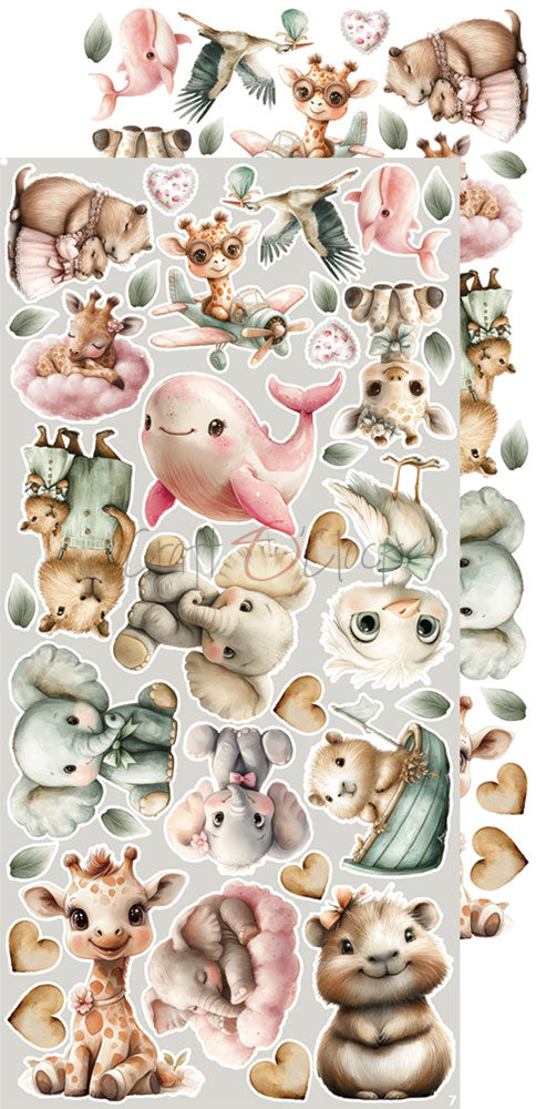 Craft O'Clock - Baby Girl Universe - Extras Set - Flowers & More