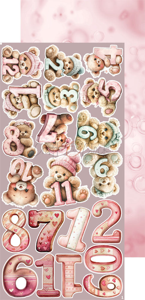 Craft O'Clock - Baby Girl Universe - Extras Set - Baby Girl