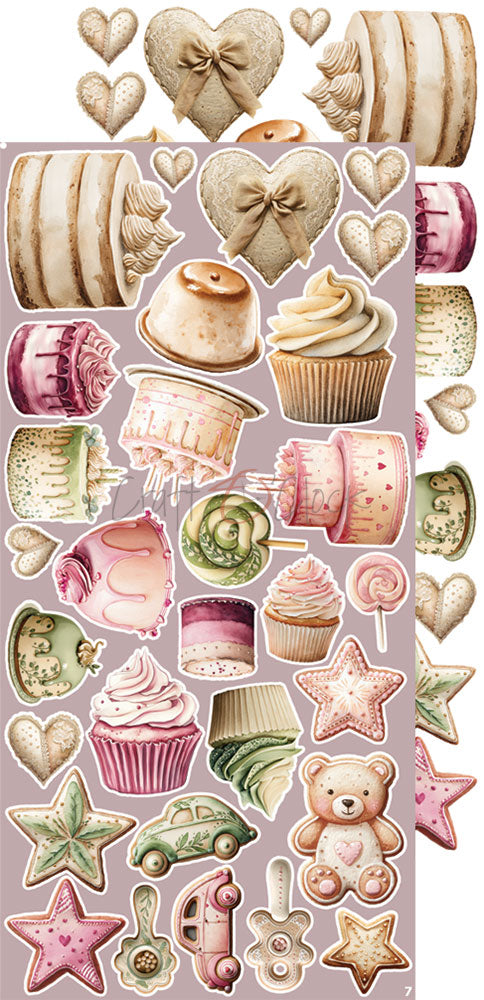 Craft O'Clock - Baby Girl Universe - Extras Set - Baby Girl