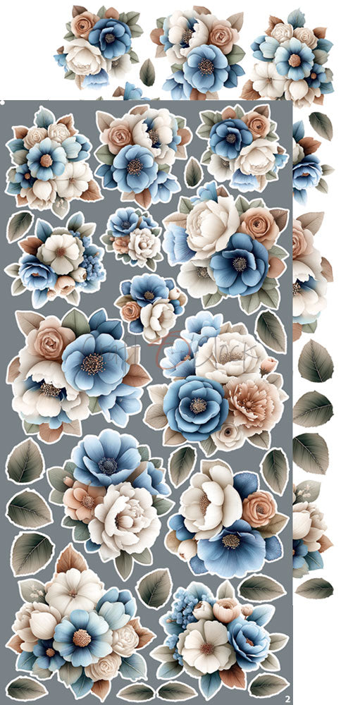 Craft O'Clock - Baby Boy Universe - Extras Set - Flowers & More