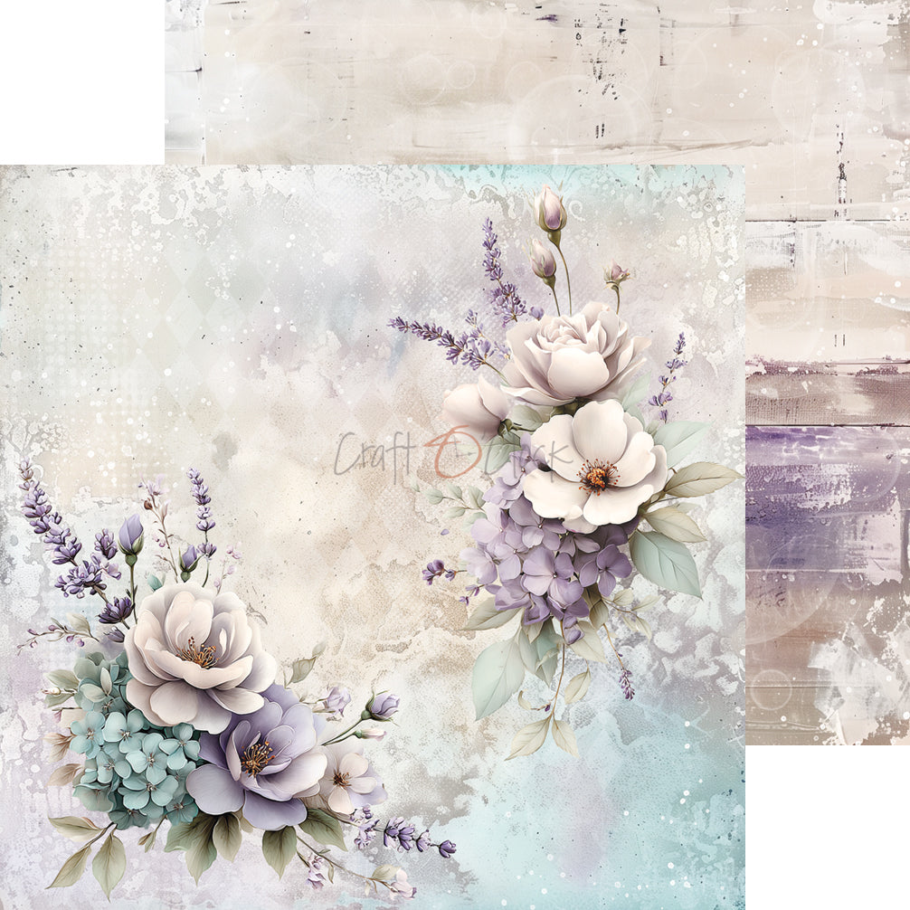 Craft O'Clock - Flowers of Delight - Paper Pad - 6x6"