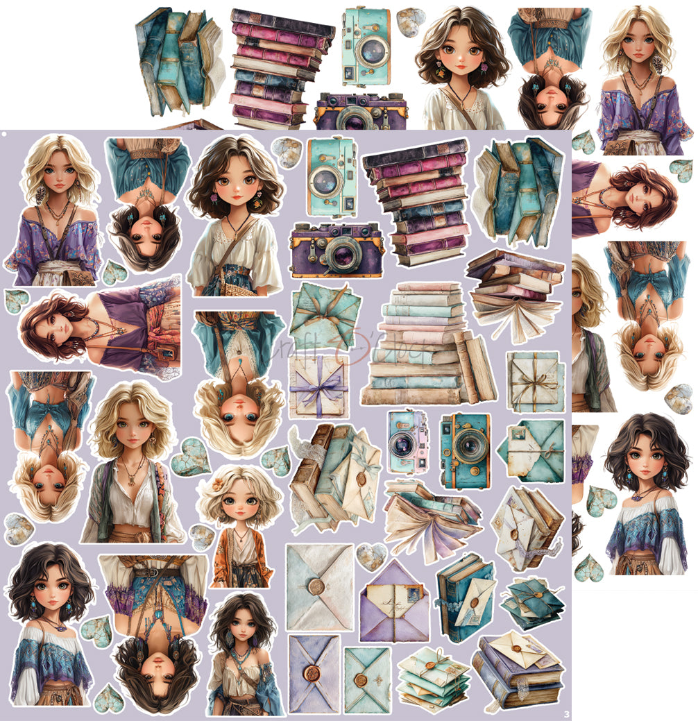Craft O'Clock - Flowers of Delight - Delight Extras Set - 12x12"