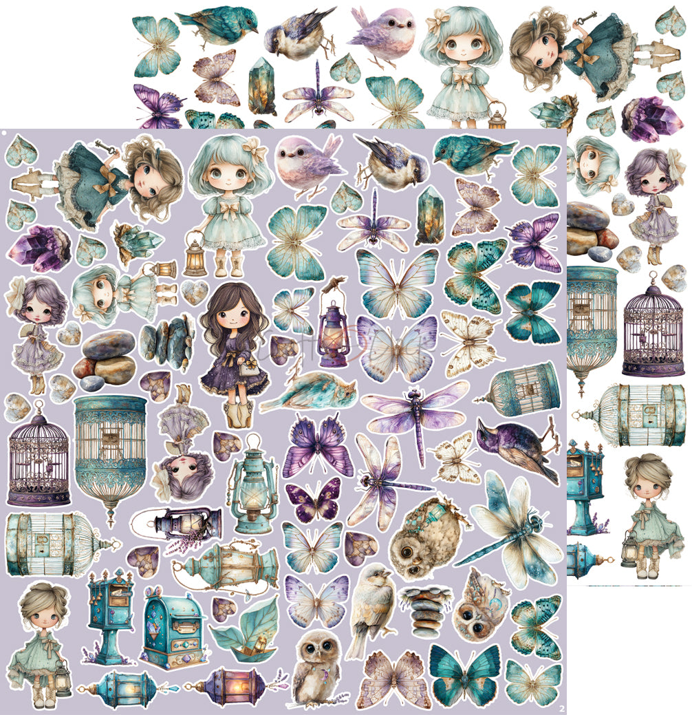 Craft O'Clock - Flowers of Delight - Extras Set Mix - 12x 12"