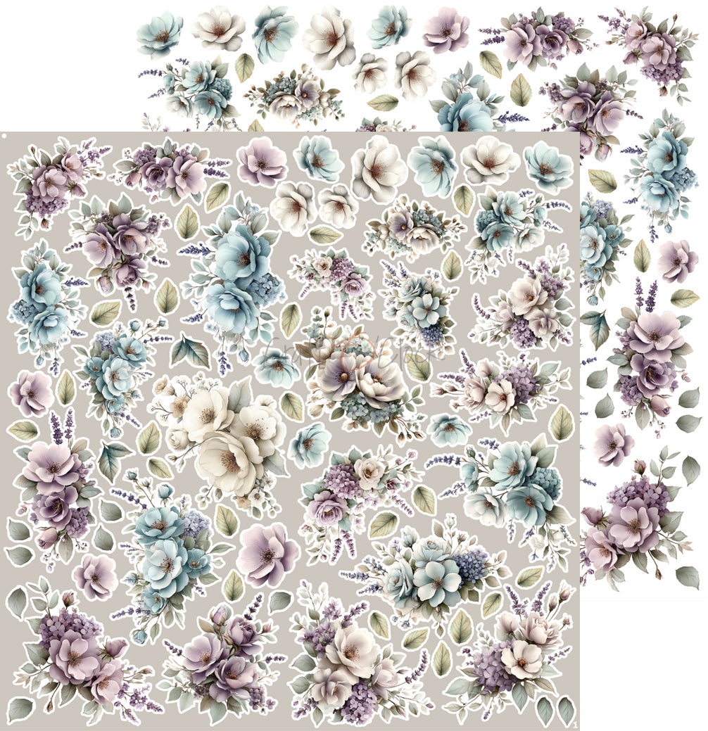 Craft O'Clock - Flowers of Delight - Flowers Extras Set - 12x12"