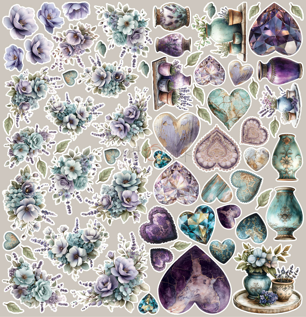 Craft O'Clock - Flowers of Delight - Flowers Extras Set - 12x12"