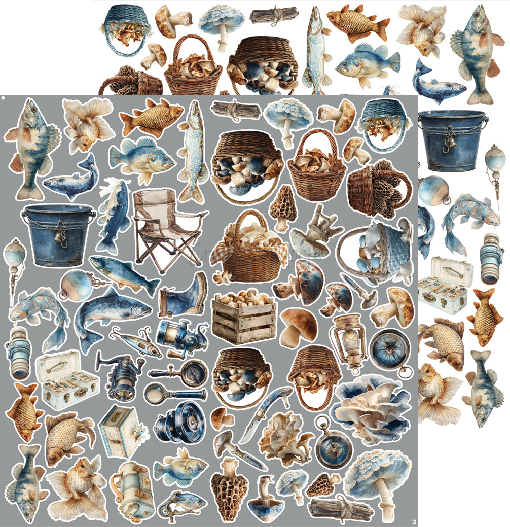 Craft O'Clock - Mr & Mrs Elegance - Hobby Extras Set - 12x12"
