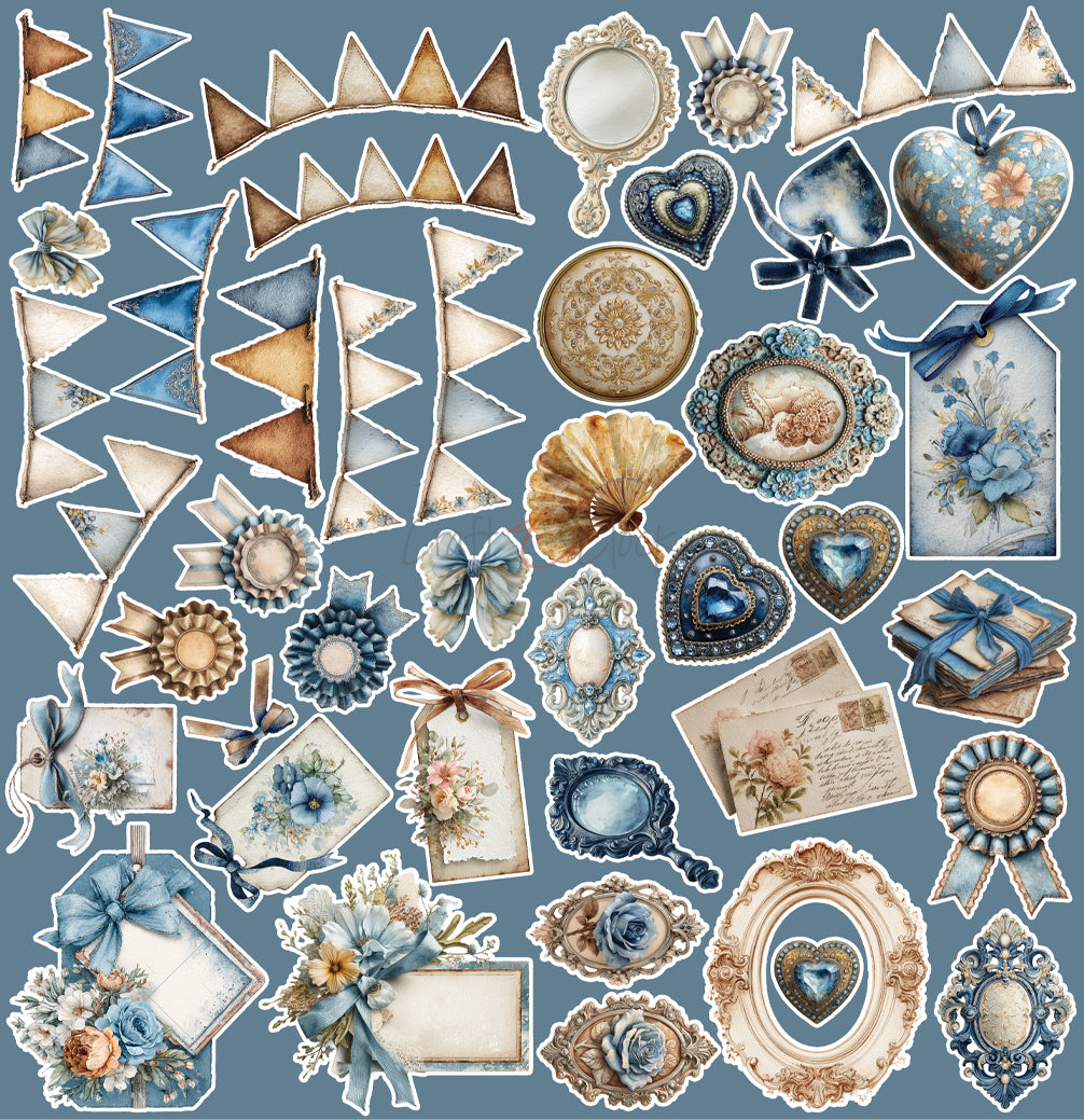 Craft O'Clock - Mr & Mrs Elegance - Extras Set Mix - 12x12"