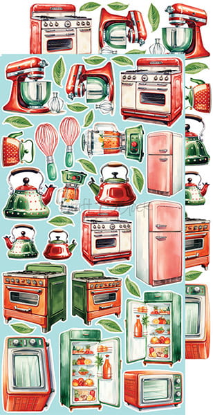 Craft O'Clock - Kitchen Mode - Extras Set - Kitchen & Food