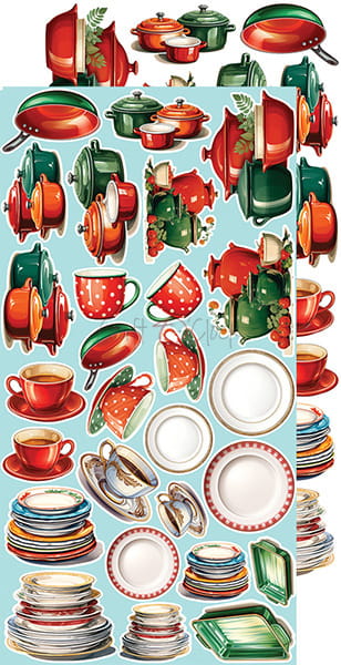 Craft O'Clock - Kitchen Mode - Extras Set - Kitchen & Food