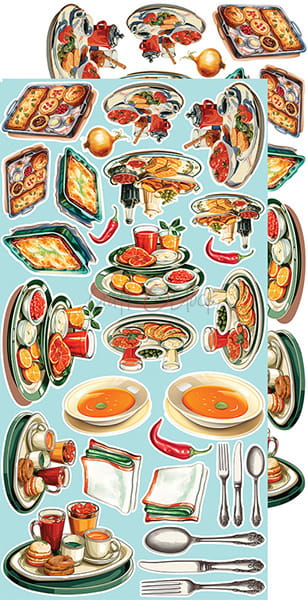 Craft O'Clock - Kitchen Mode - Extras Set - Kitchen & Food