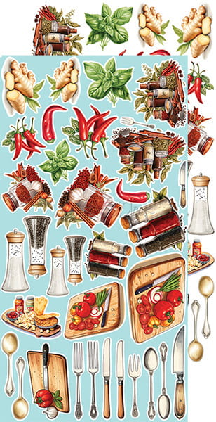 Craft O'Clock - Kitchen Mode - Extras Set - Kitchen & Food