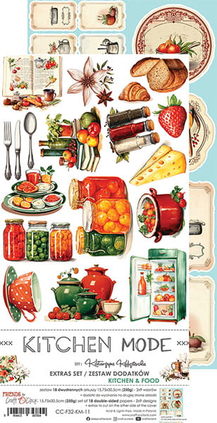 Craft O'Clock - Kitchen Mode - Extras Set - Kitchen & Food