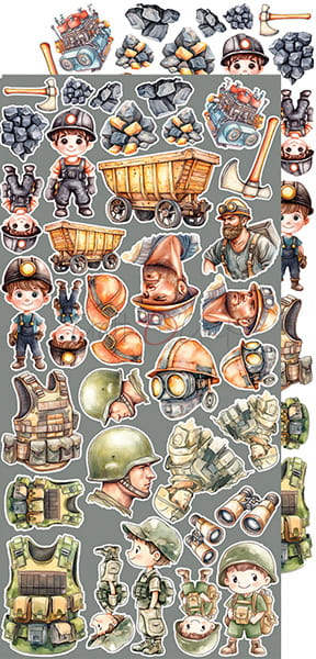 Craft O'Clock - The november man - Extras Set - Work Man