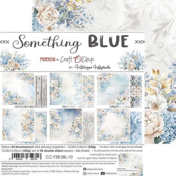 Craft O'Clock - Something blue - Paper Pad - 6x6"