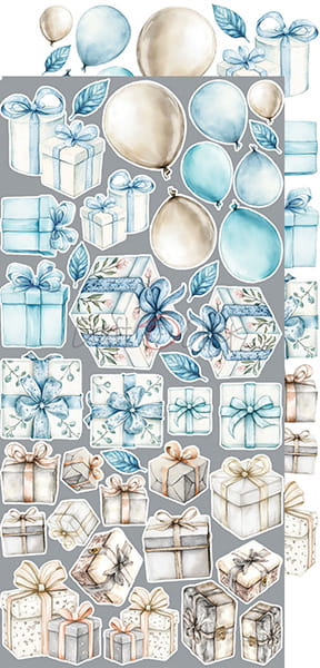 Craft O'Clock - Something blue - Extras Set - Mix