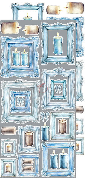 Craft O'Clock - Something blue - Extras Set - Mix