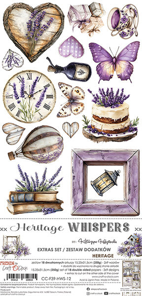 Craft O'Clock - Heritage whispers - Extras Set - Heritage