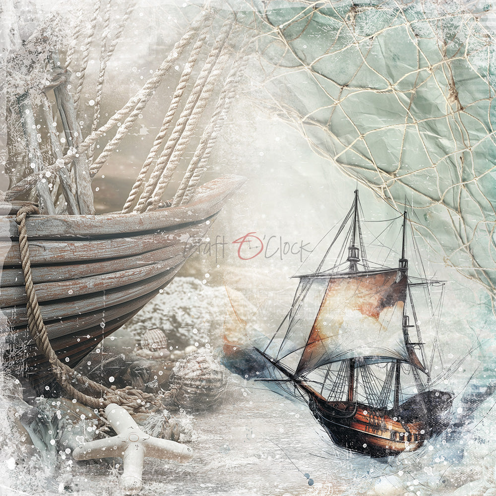 Craft O'Clock - Emerald Tales - Extras Set - MIX - 8x8"