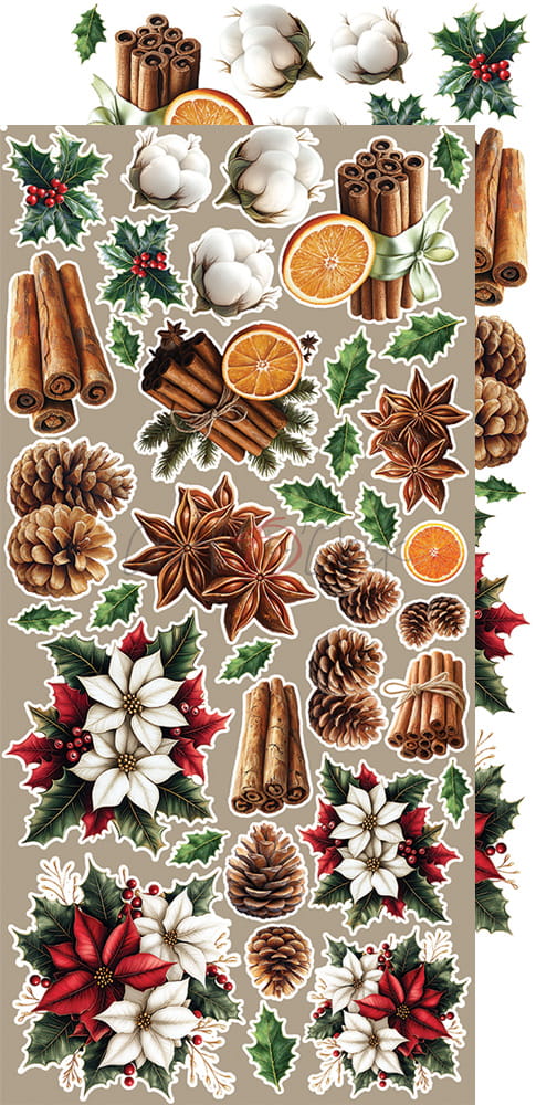 Craft O'Clock - Oh, Christmas Night - Extras Set - FLOWERS