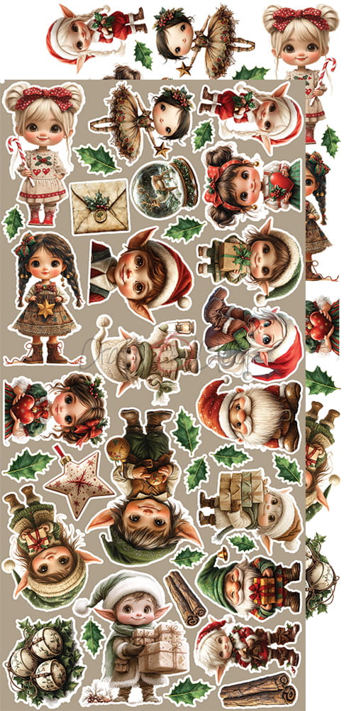 Craft O'Clock - Oh, Christmas Night - Extras Set - FLOWERS