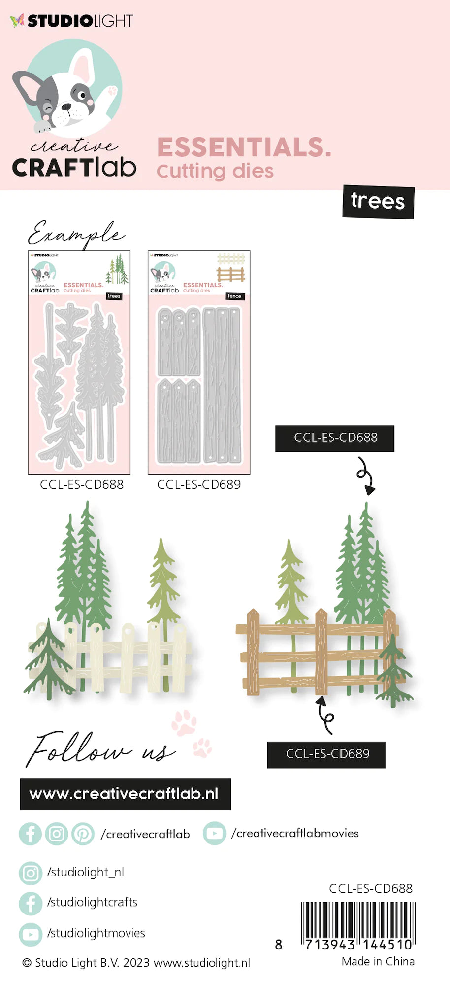 Studiolight - Craftlab cutting Dies - Fence