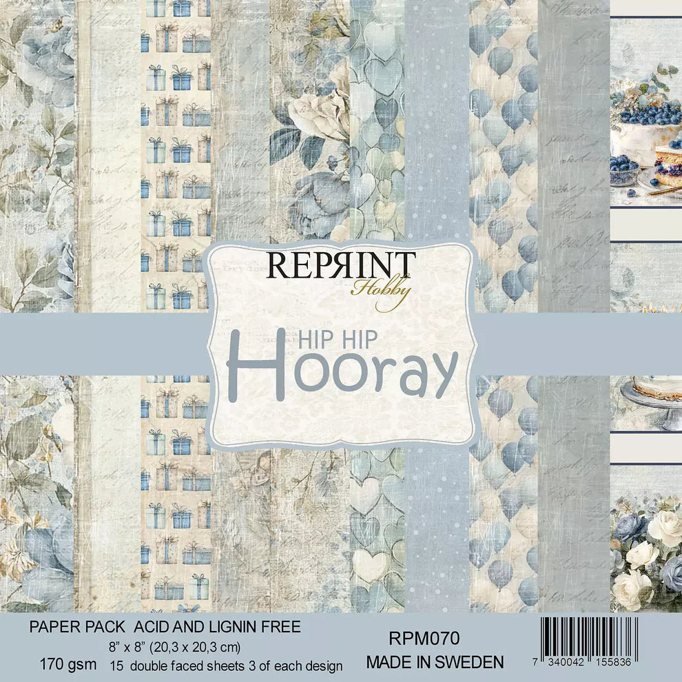Reprint - Hip hip Hooray - Collection Pack - 8 x 8"