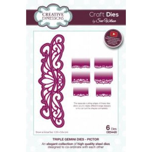 Creative Expressions - Triple Gemini Collection Dies - Pictor