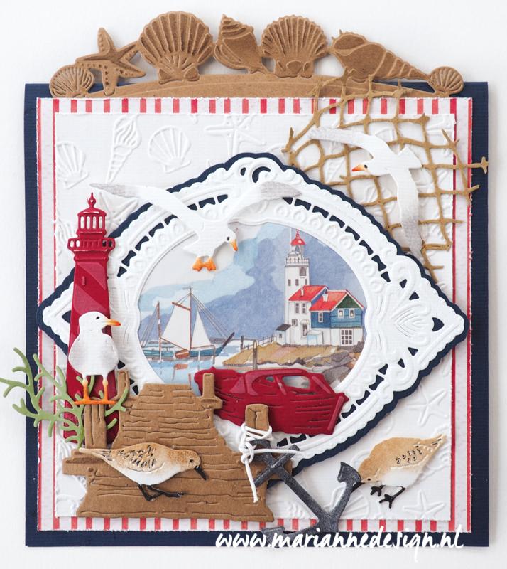 Marianne Design - Dies - LR0601 - Sea Shell Border