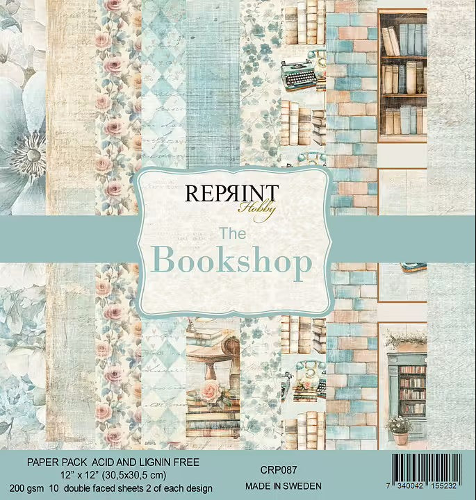 Reprint -  The Bookshop Collection - 12 x 12"