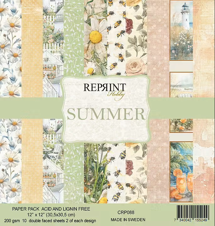 Reprint -  Summer Collection - 12 x 12"