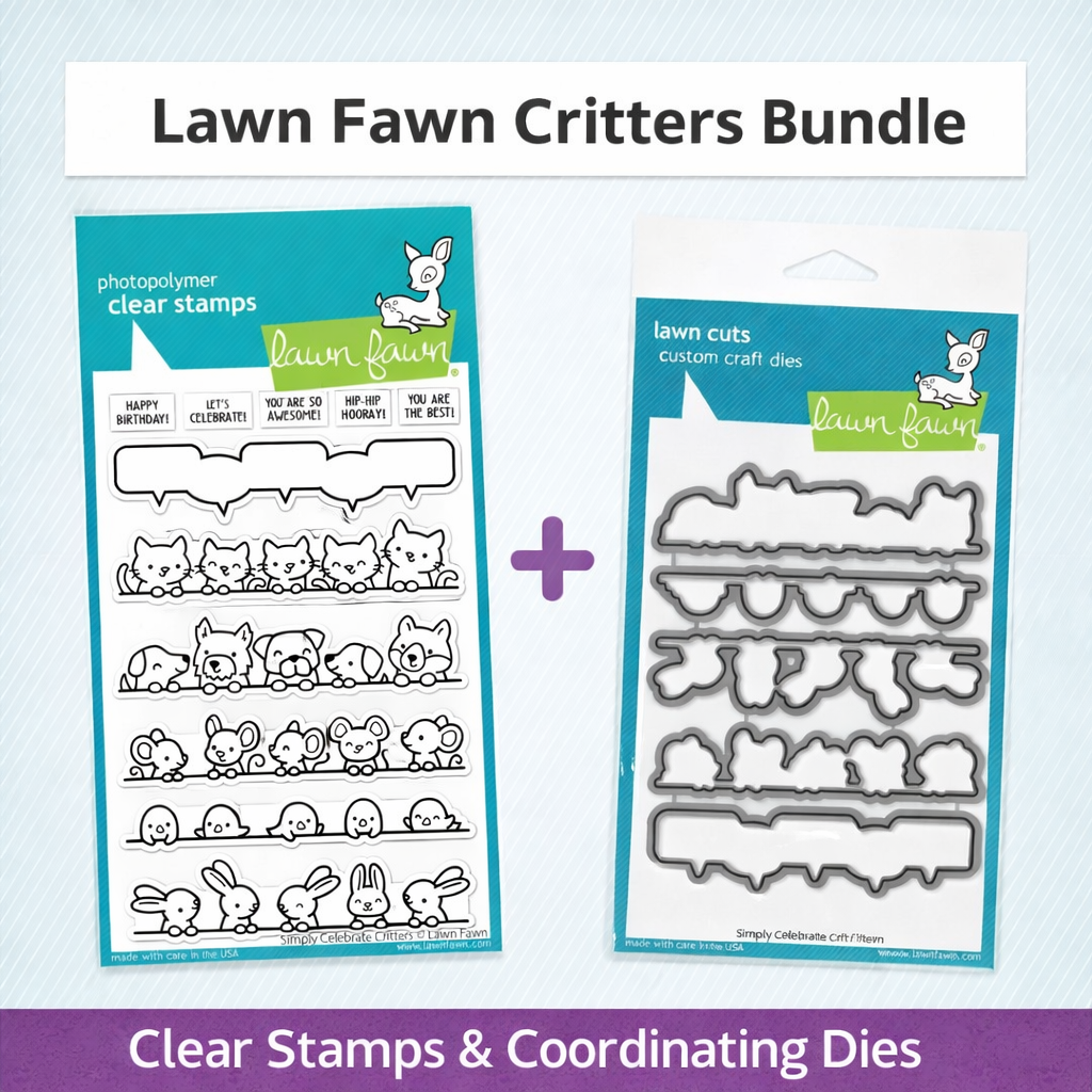 Lawn Fawn - Bundle - Critters Stamps & Dies