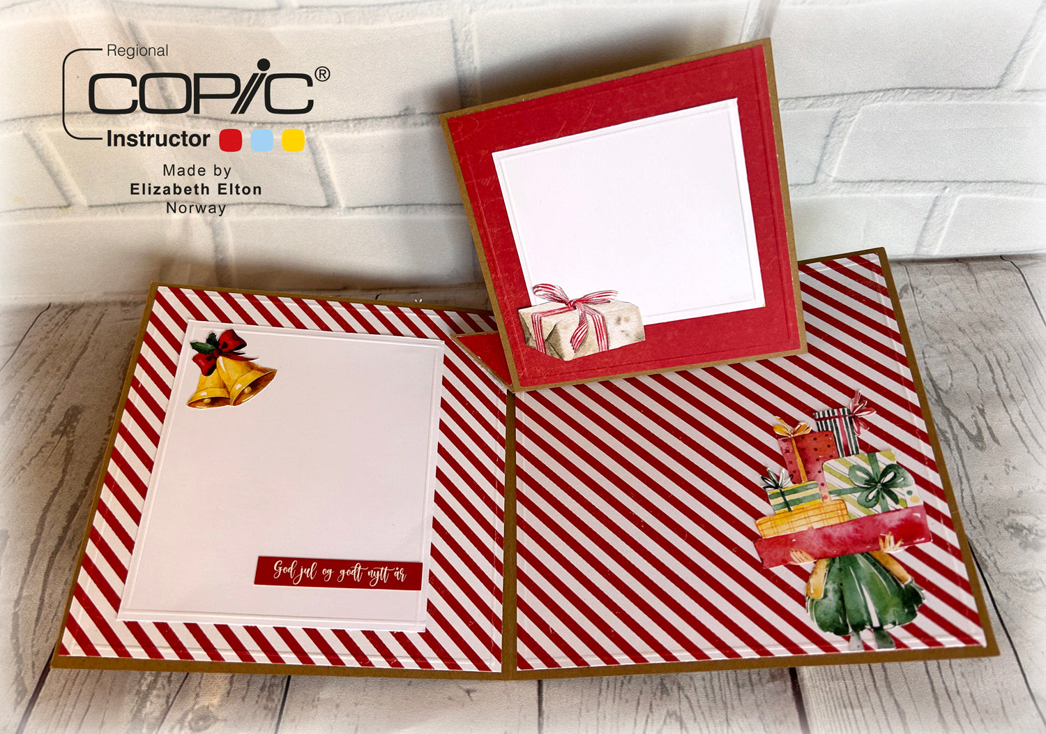 P13 - Maxi Creative Paper Pad - Cosy Winter - Red and Green- 12 x 12"