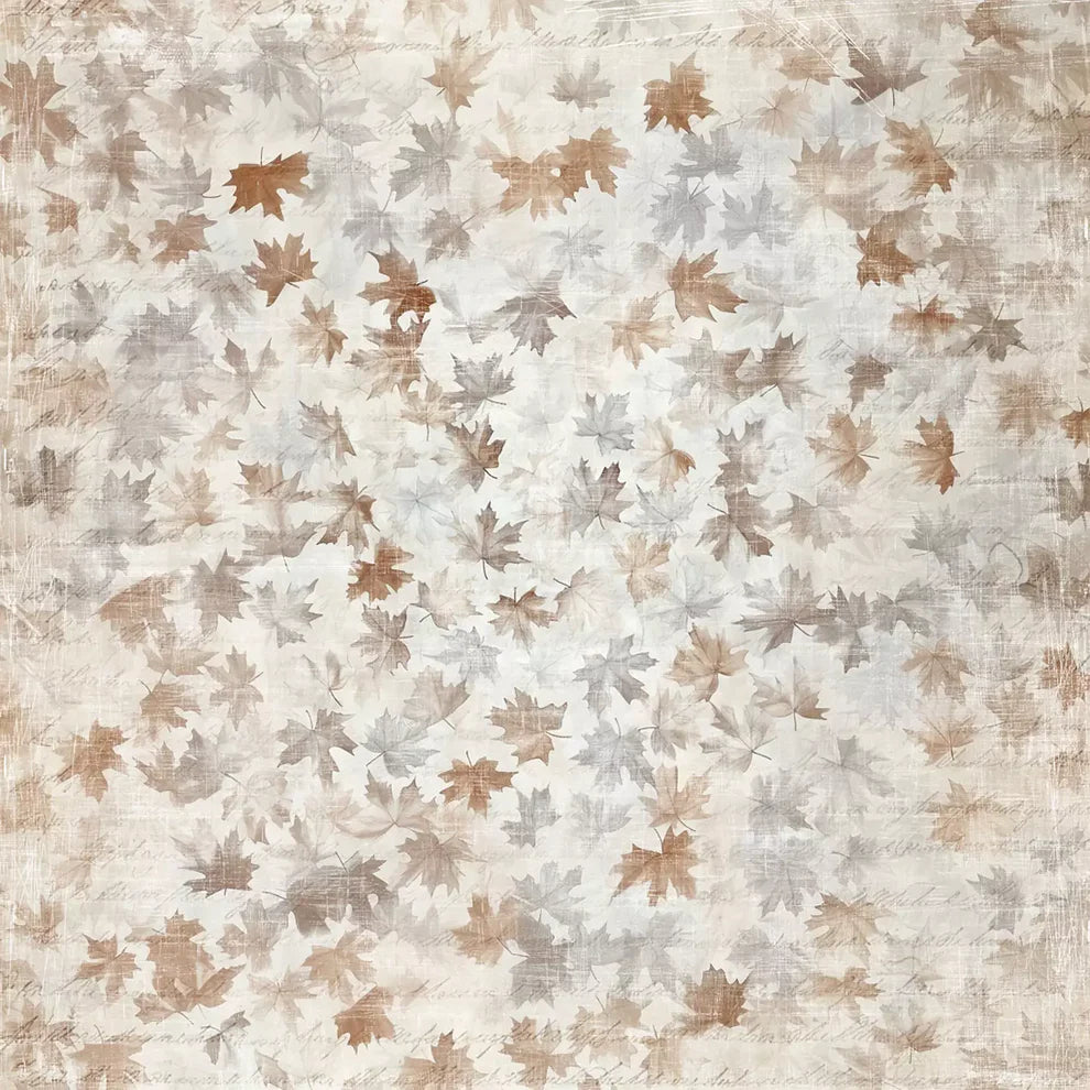 Reprint - Cozy Season - Leaf Corner - 12 x 12"