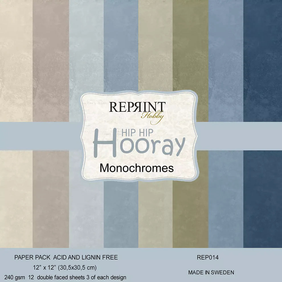 Reprint - Paperpack - Hip hip Hooray - Monochromes