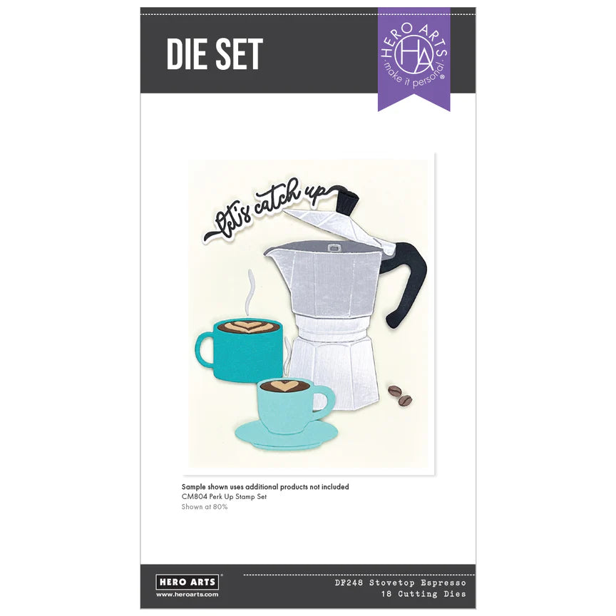 Hero Art - Dies - Stovetop Espresso set