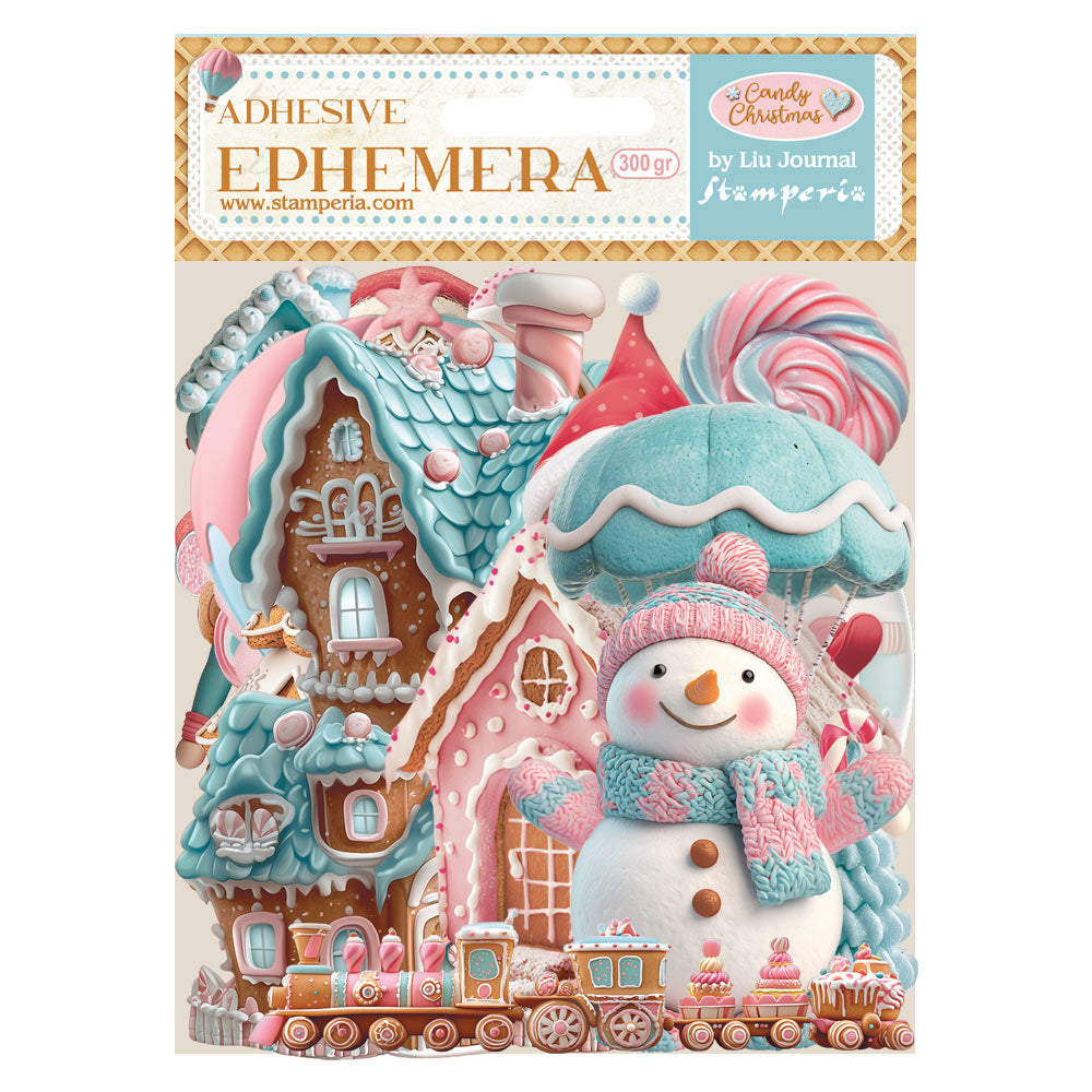 Stamperia - Candy Christmas - Adhesive Ephemera