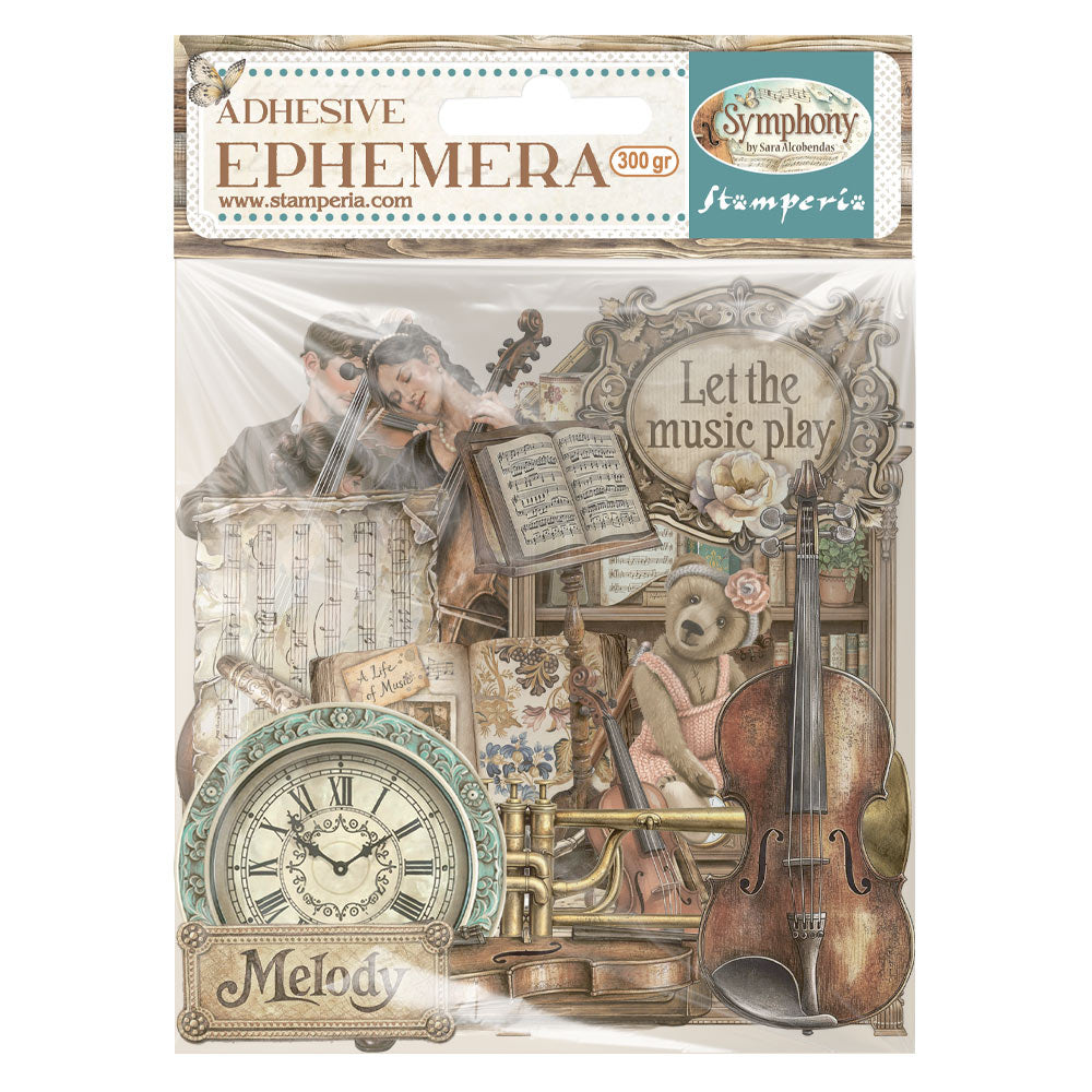Stamperia - Symphony - Adhesive Ephemera