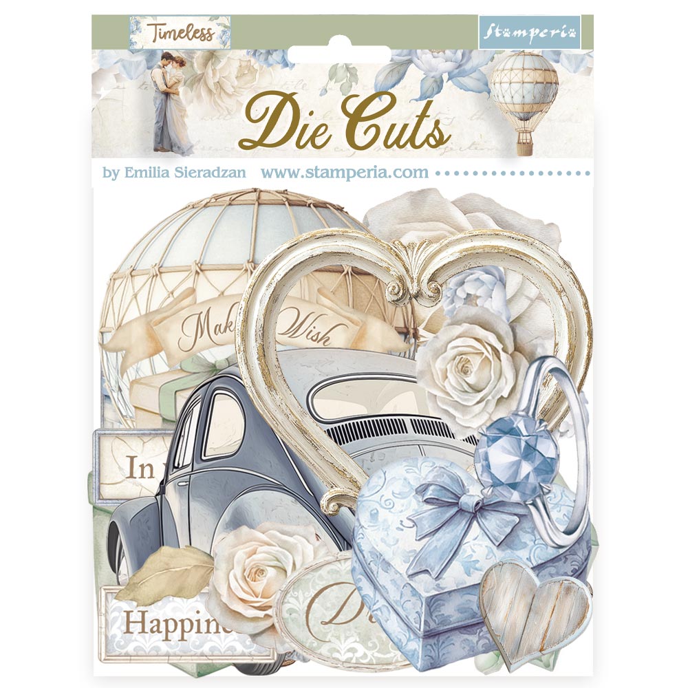 Stamperia  - Timeless - Chipboard Die Cuts