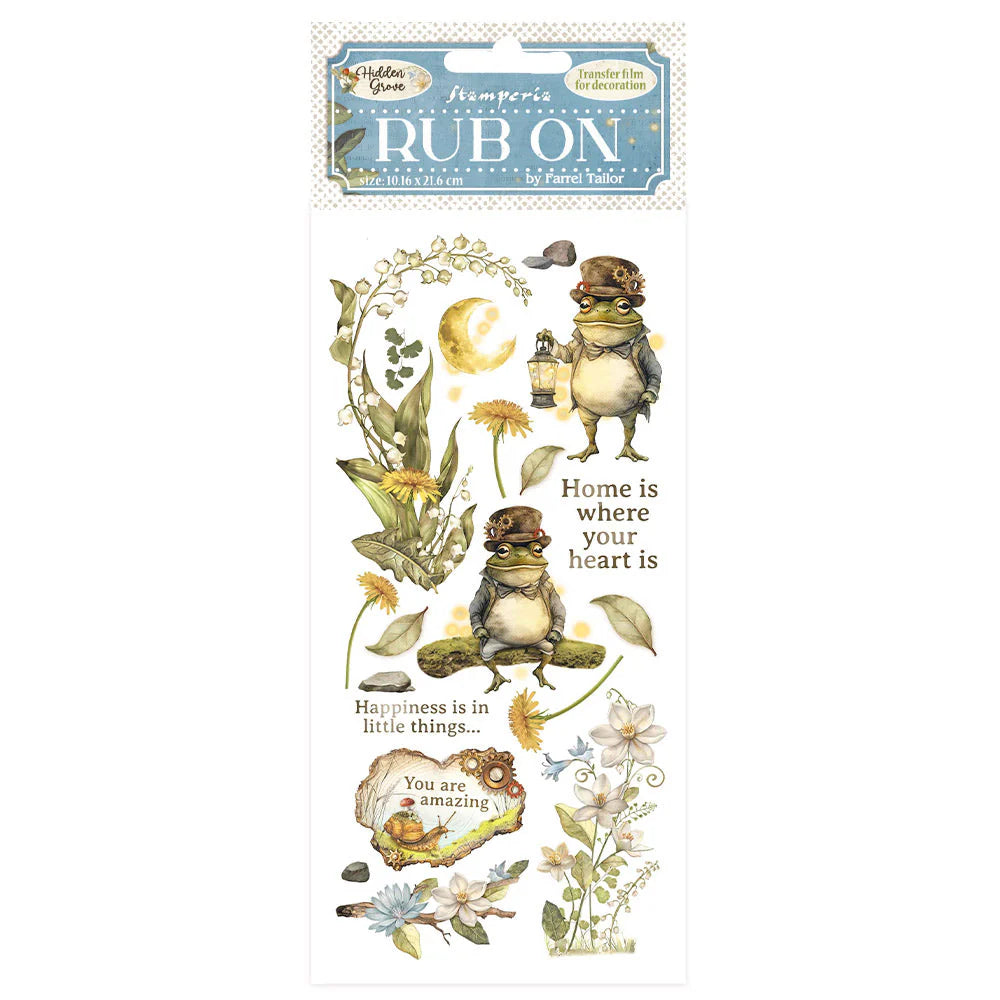 Stamperia - Rub Ons - Hidden Grove - Mr Frog